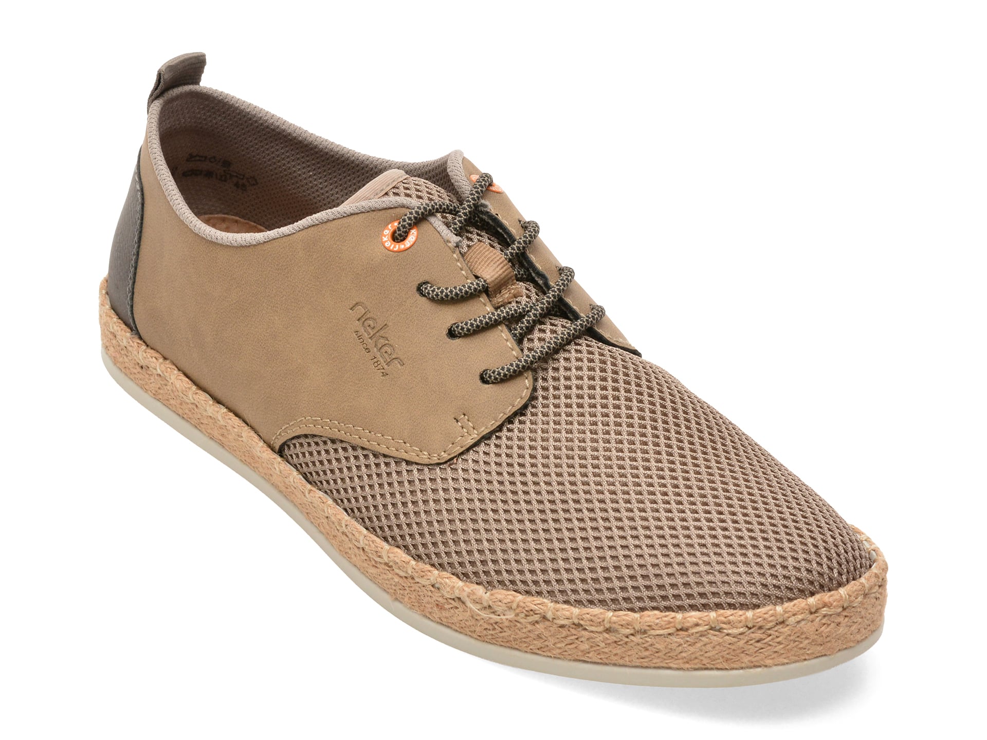 Pantofi RIEKER Gri Casual B2648, Confort Sporit