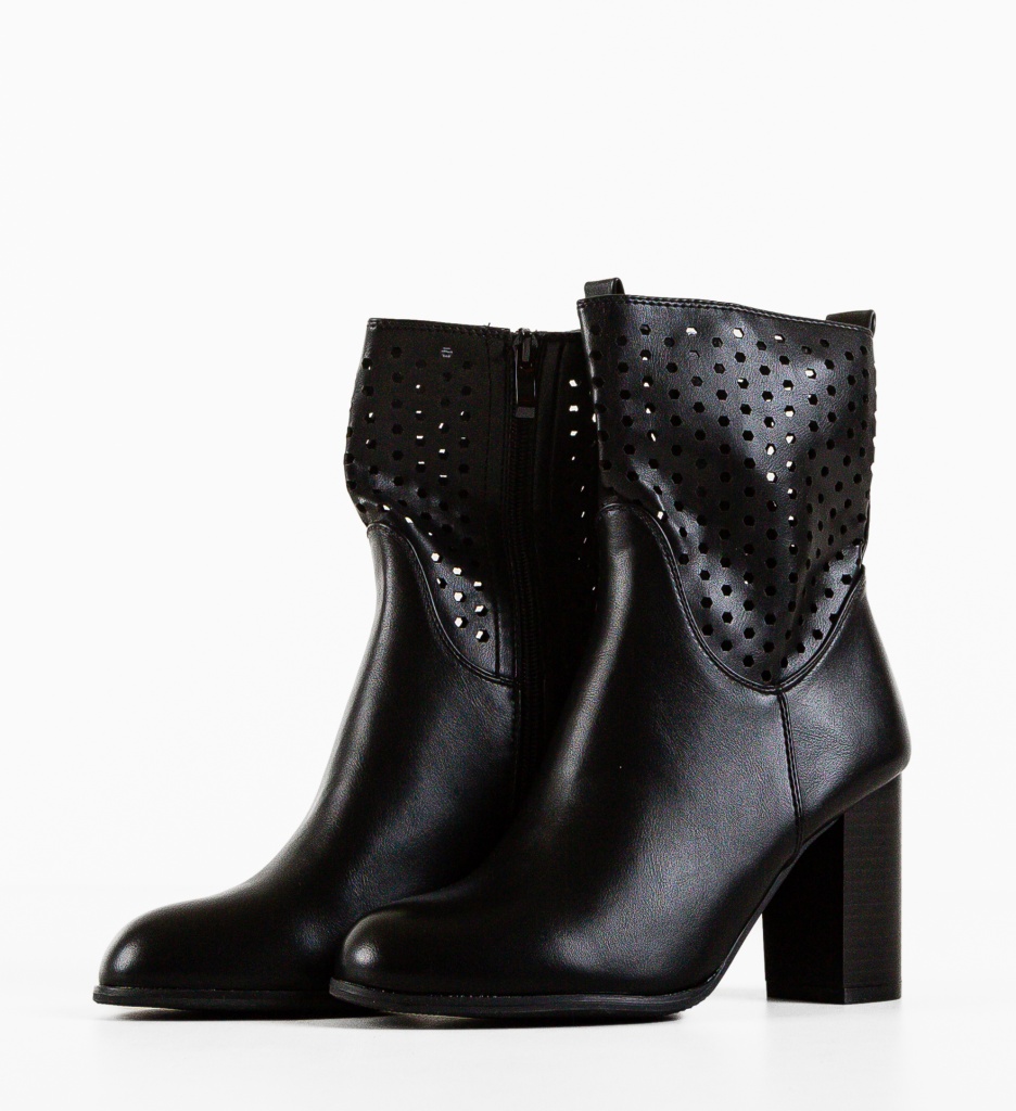 Botine Dama Koji Negre - Eleganță și Confort - imagine 7