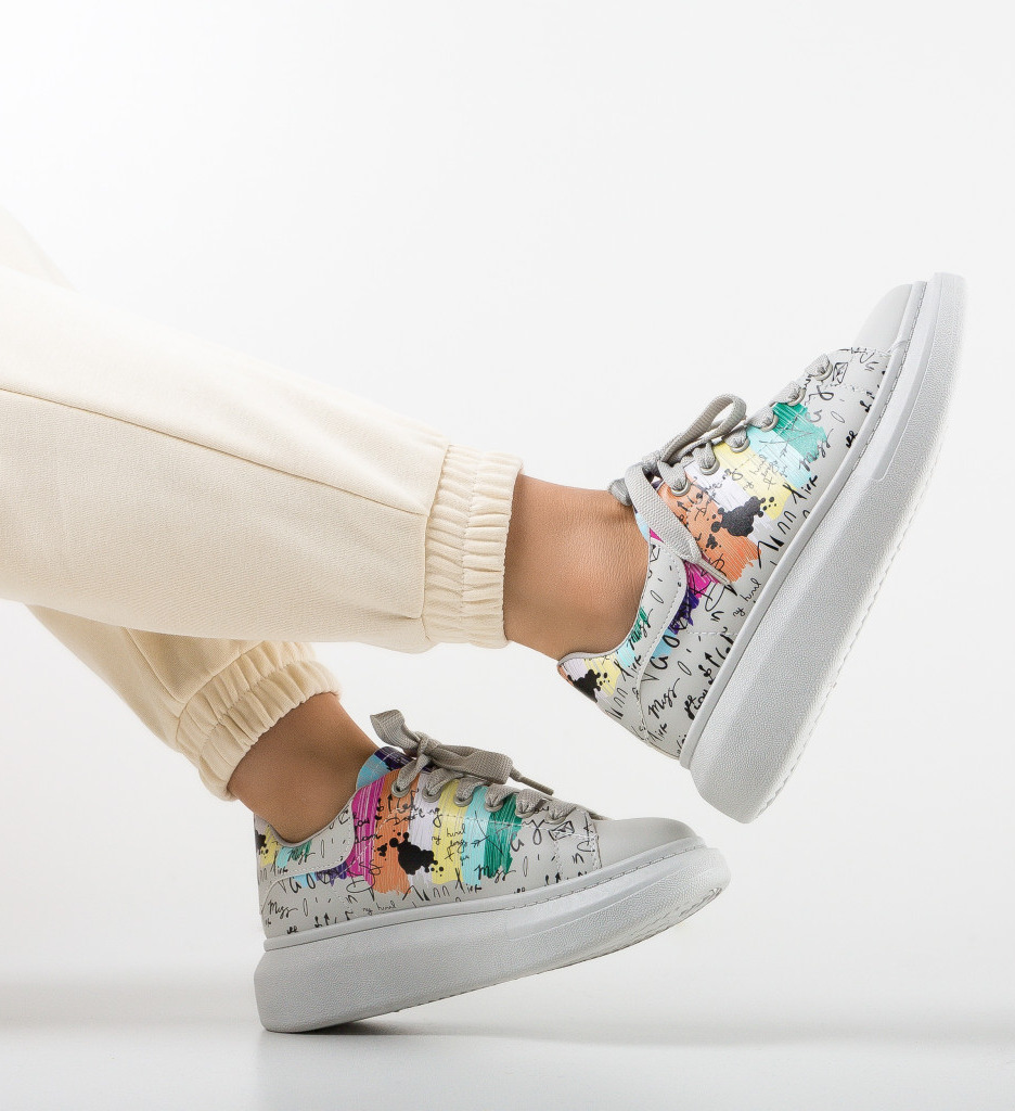 Pantofi Sport Ebona Gri | Confort și Stil - imagine 3