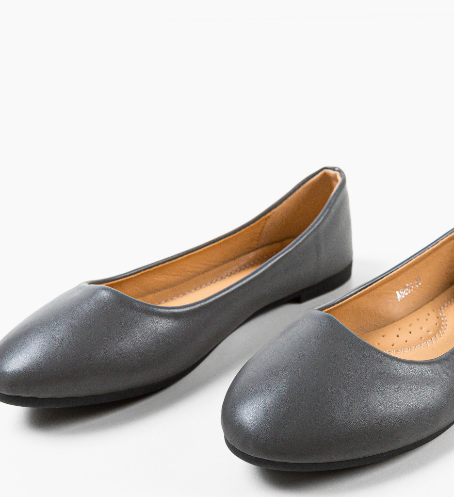 Balerini Gri Aniya Casual | Eleganță Confortabilă - imagine 6