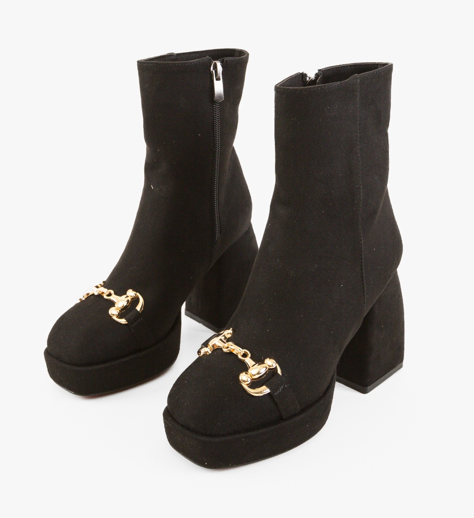 Botine Dama Negre Fersace | Stil Versatil - imagine 6