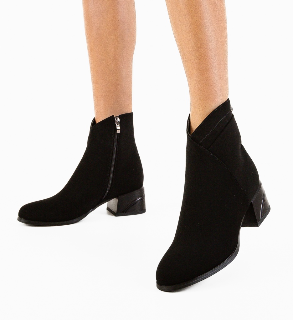 Botine Kusat Negre - Eleganță și Stil - imagine 2