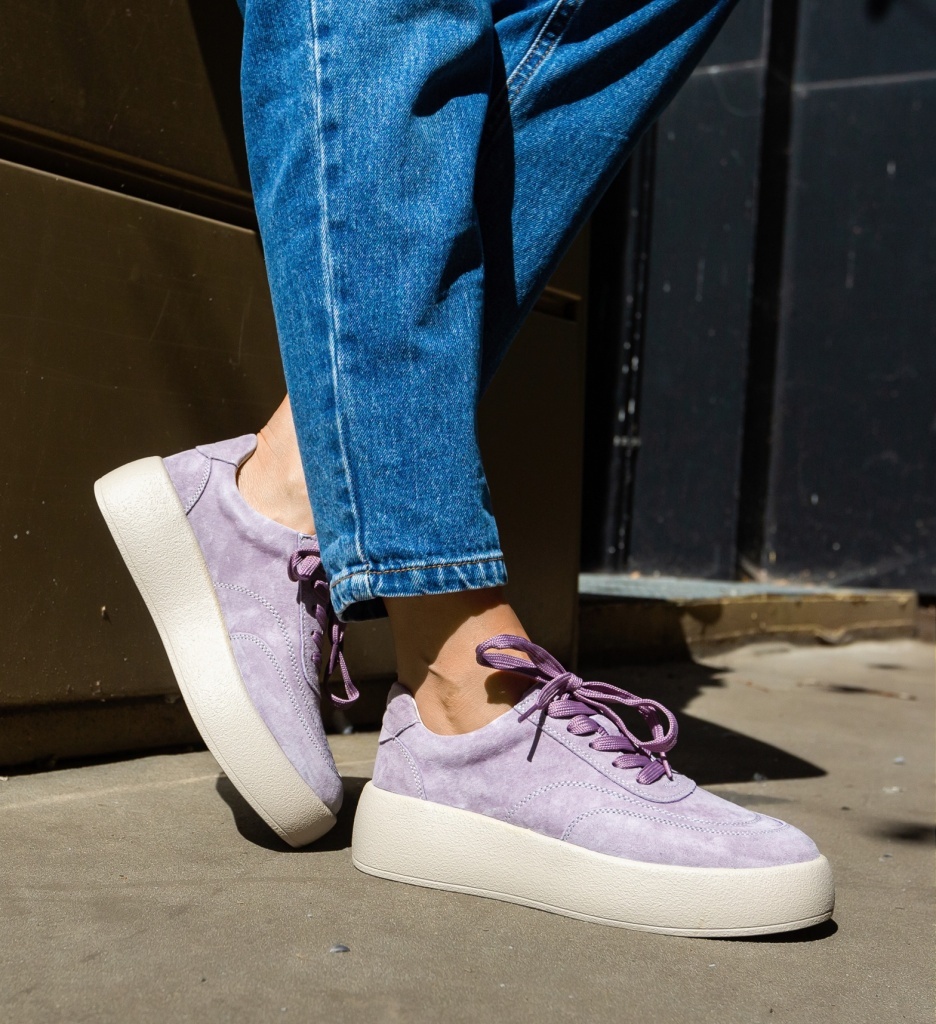 Sneakers Brittni Mov - Confort și Stil Urban - imagine 6