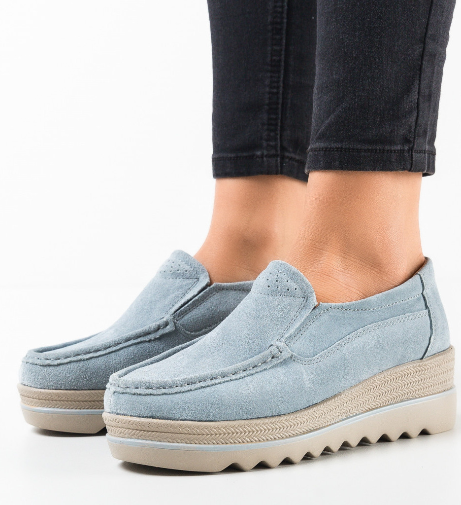 Pantofi Casual Smirno Albastri - Confort și Stil - imagine 2