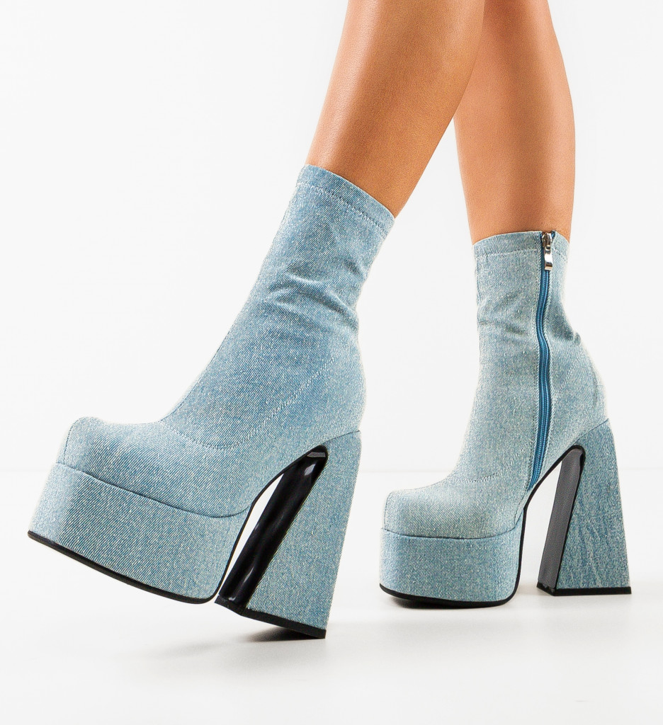 Botine Huron Albastre - Stil și Confort - imagine 4