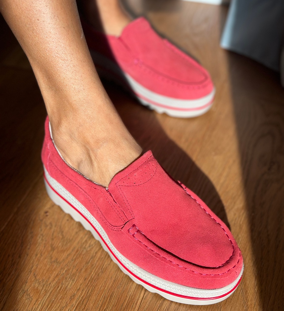Pantofi Casual Smirno Roșii - Confort Zi Cu Zi