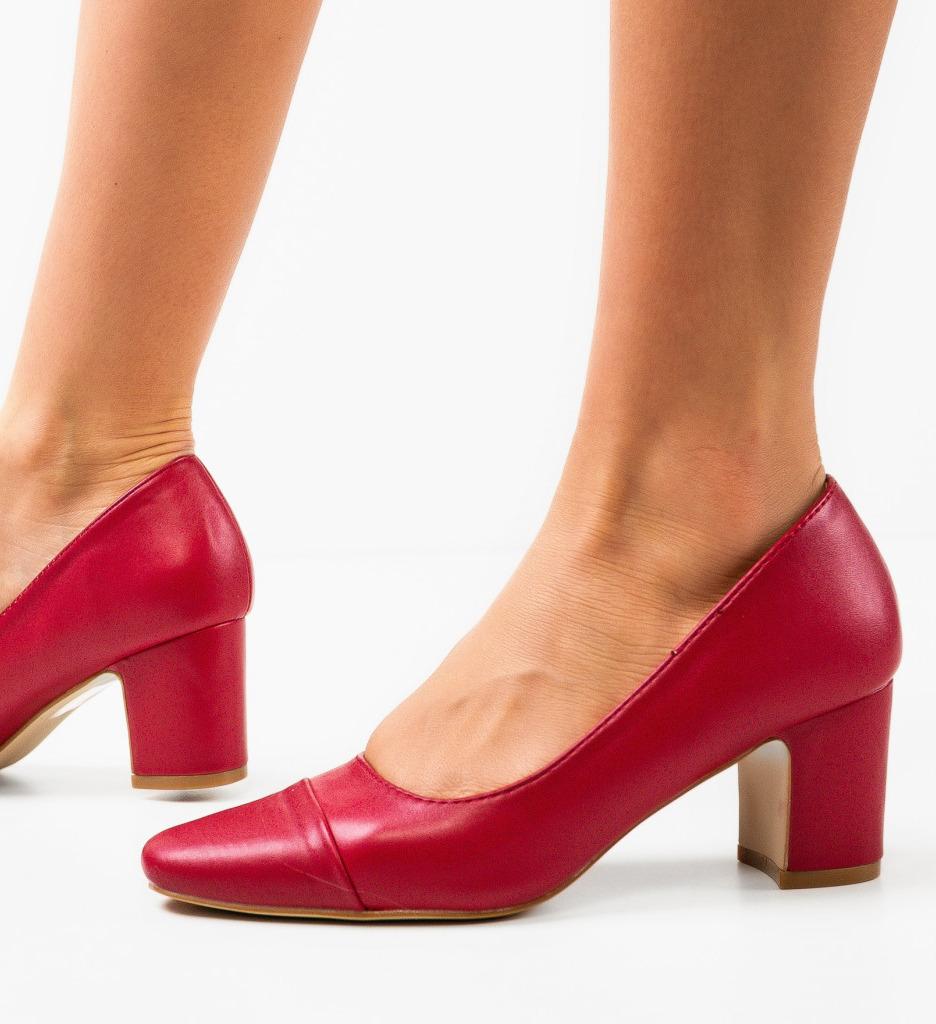 Pantofi Dama Parrish Grena | Eleganță și Stil - imagine 6