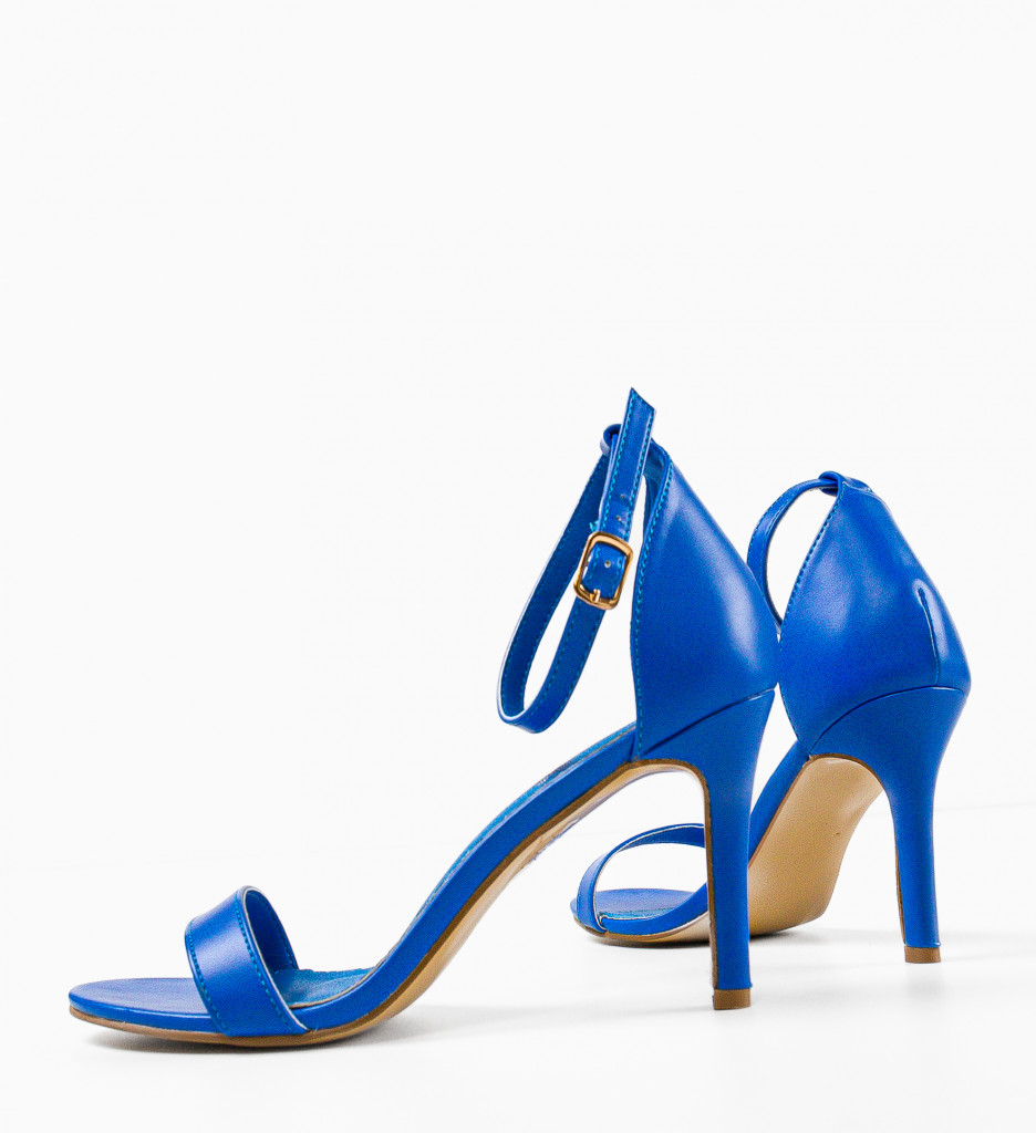Sandale Simoda Toc Elegante Albastre - imagine 9