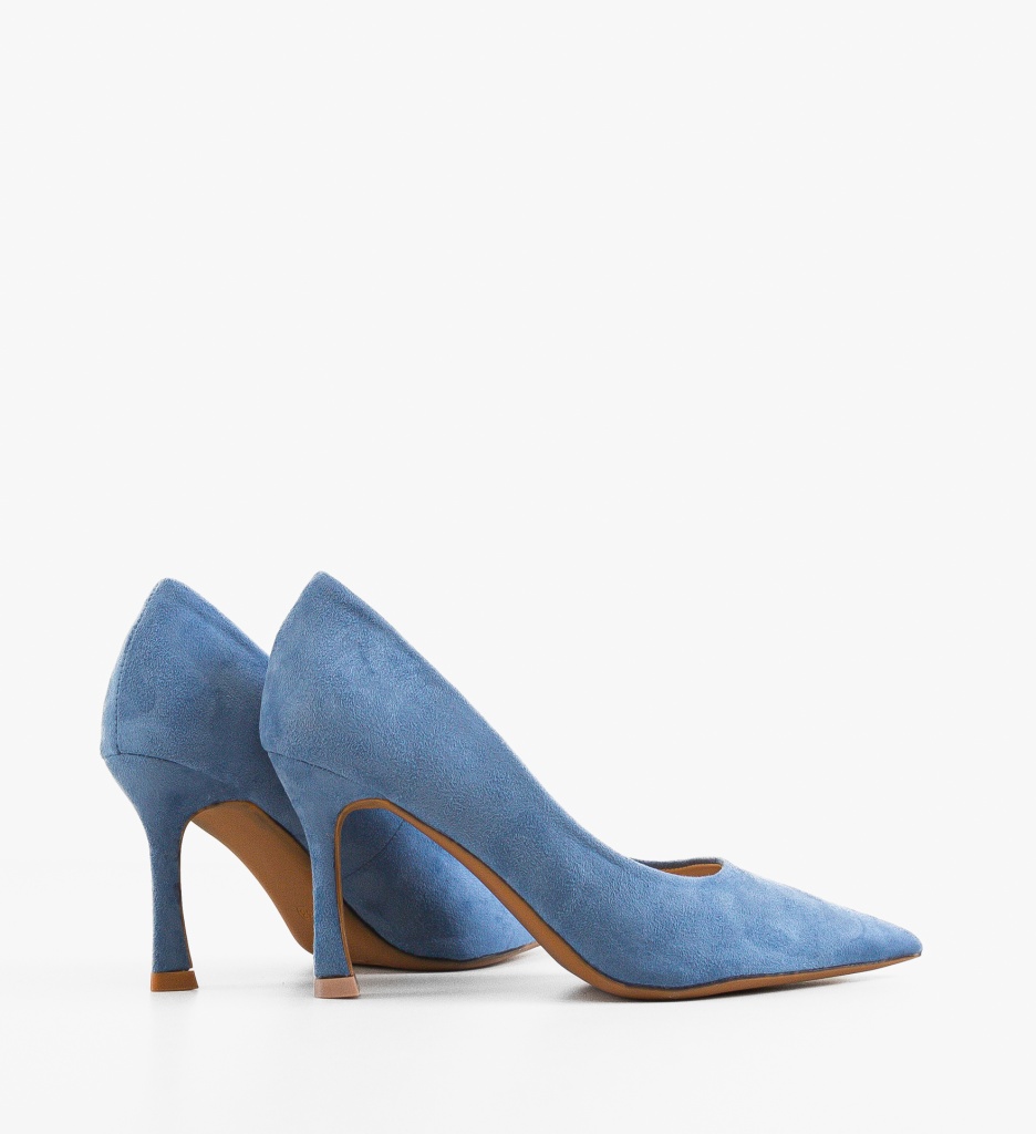 Pantofi Dama Babs Albastri Eleganți - imagine 3