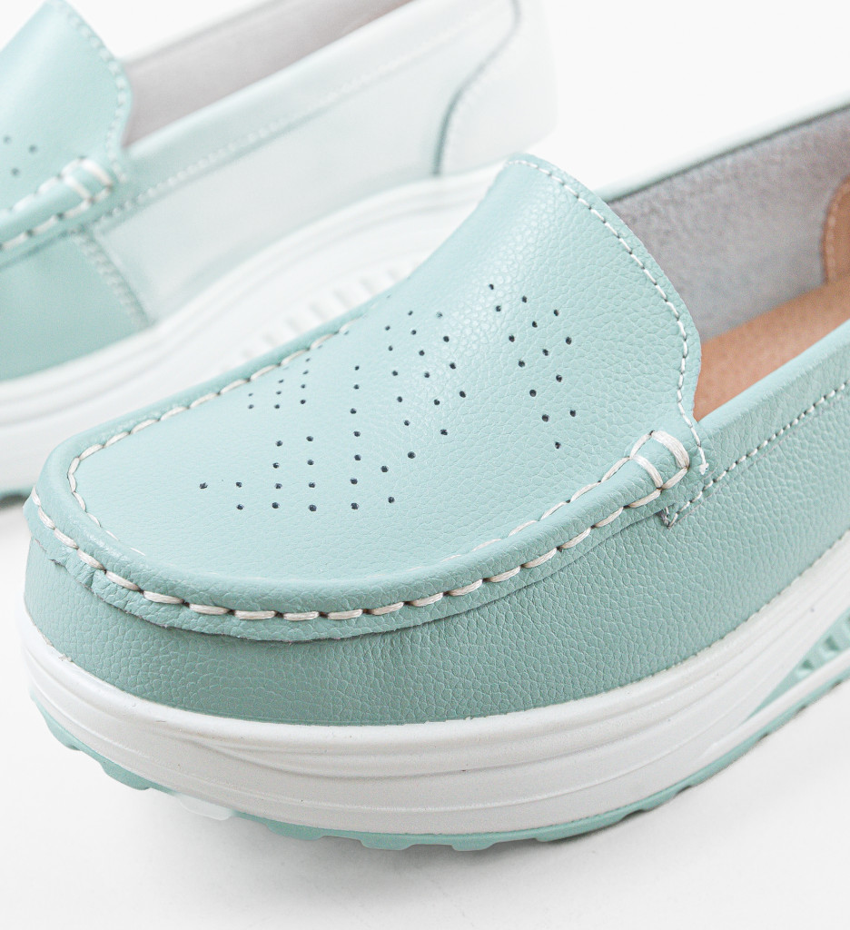 Pantofi Casual Turcoaz - Confort și Stil - imagine 6