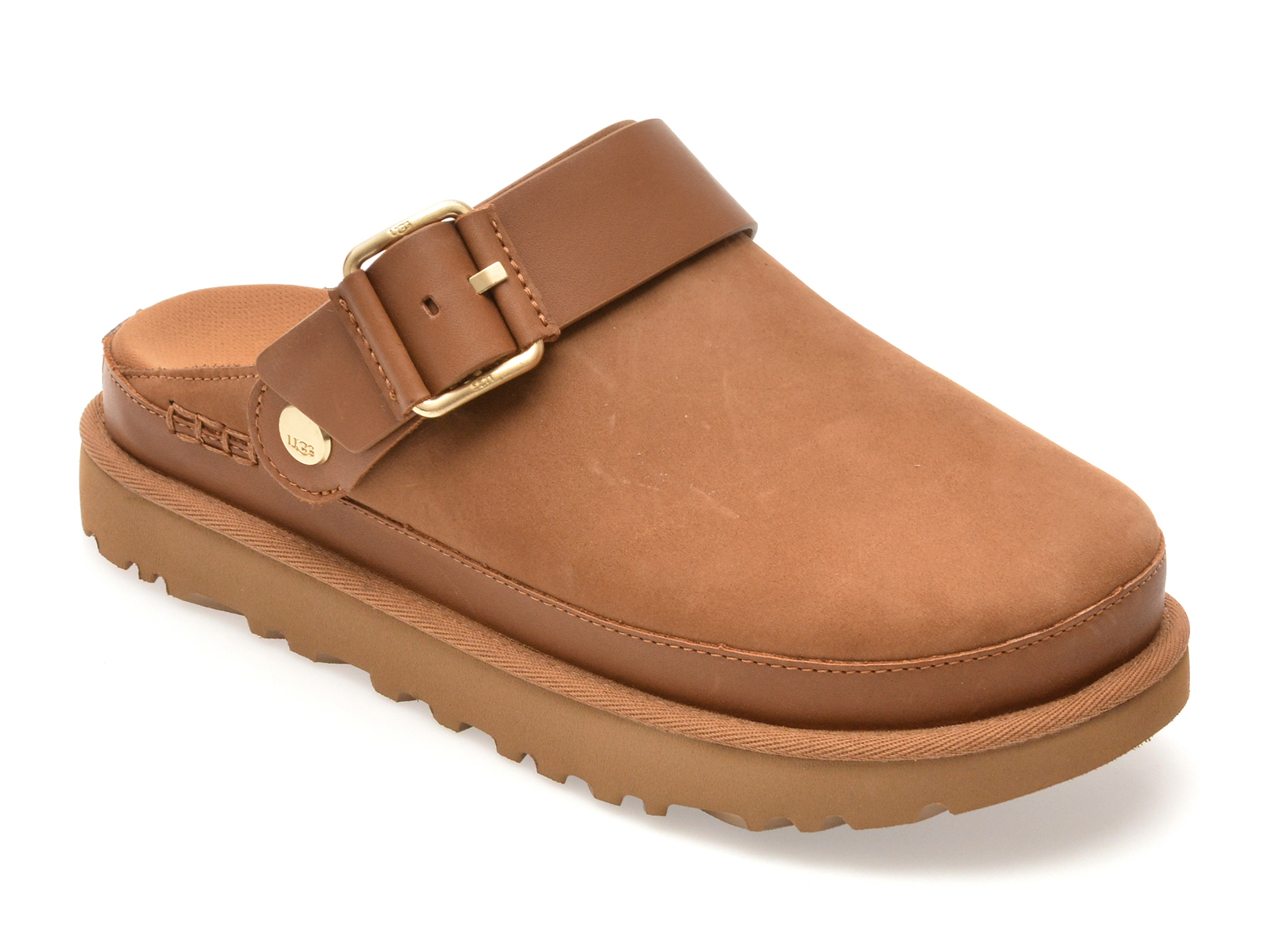 Papuci UGG Villa Clog Maro - Confort Premium