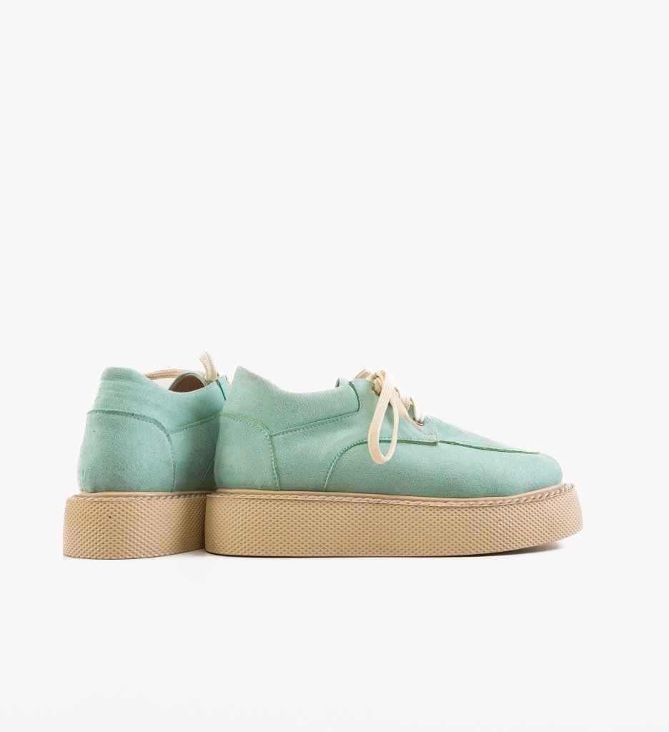 Pantofi Casual Fagen Turcoaz - Confort și Stil - imagine 2