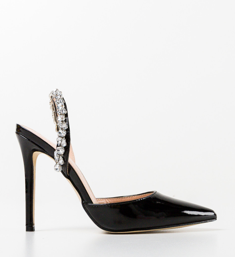 Pantofi Dama Bleom Negri | Eleganță și Stil - imagine 6