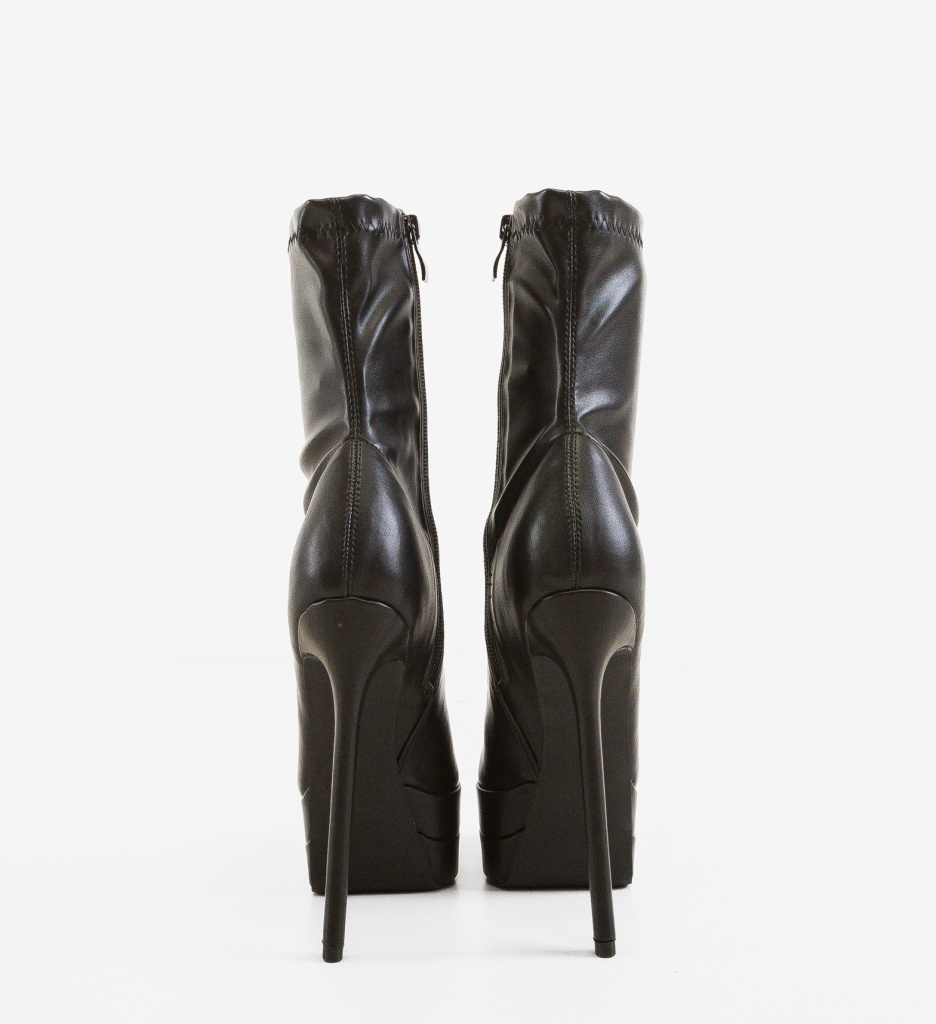 Botine Dama Kazmire Negre - Eleganță și Confort - imagine 6