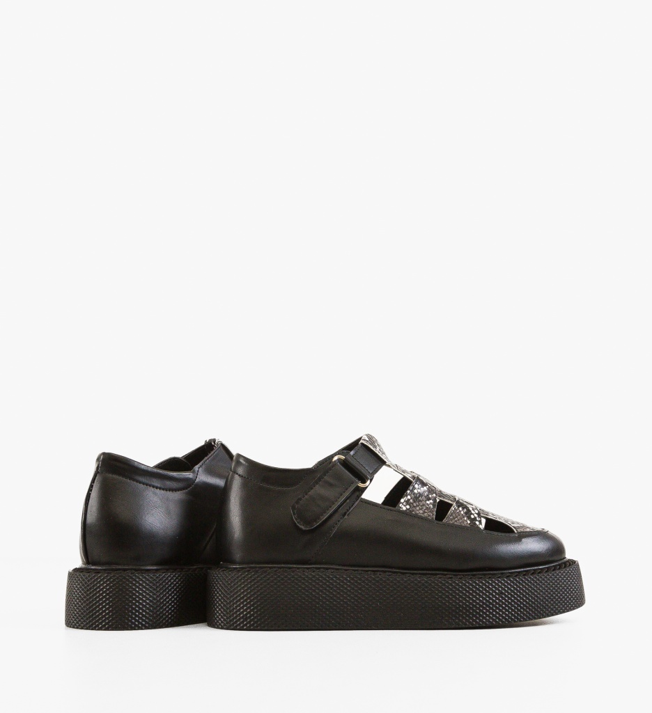 Pantofi Casual Negri Gryndy | Confort Maxim - imagine 5