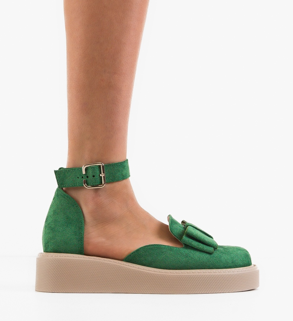 Pantofi Casual Dama Hammbe Verzi – Stil și Confort - imagine 8