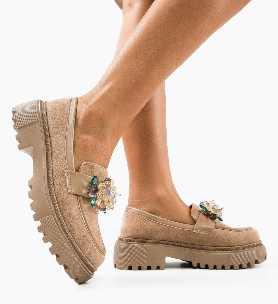 Pantofi Casual Barry Khaki - Confort și Stil Zilnic - imagine 2