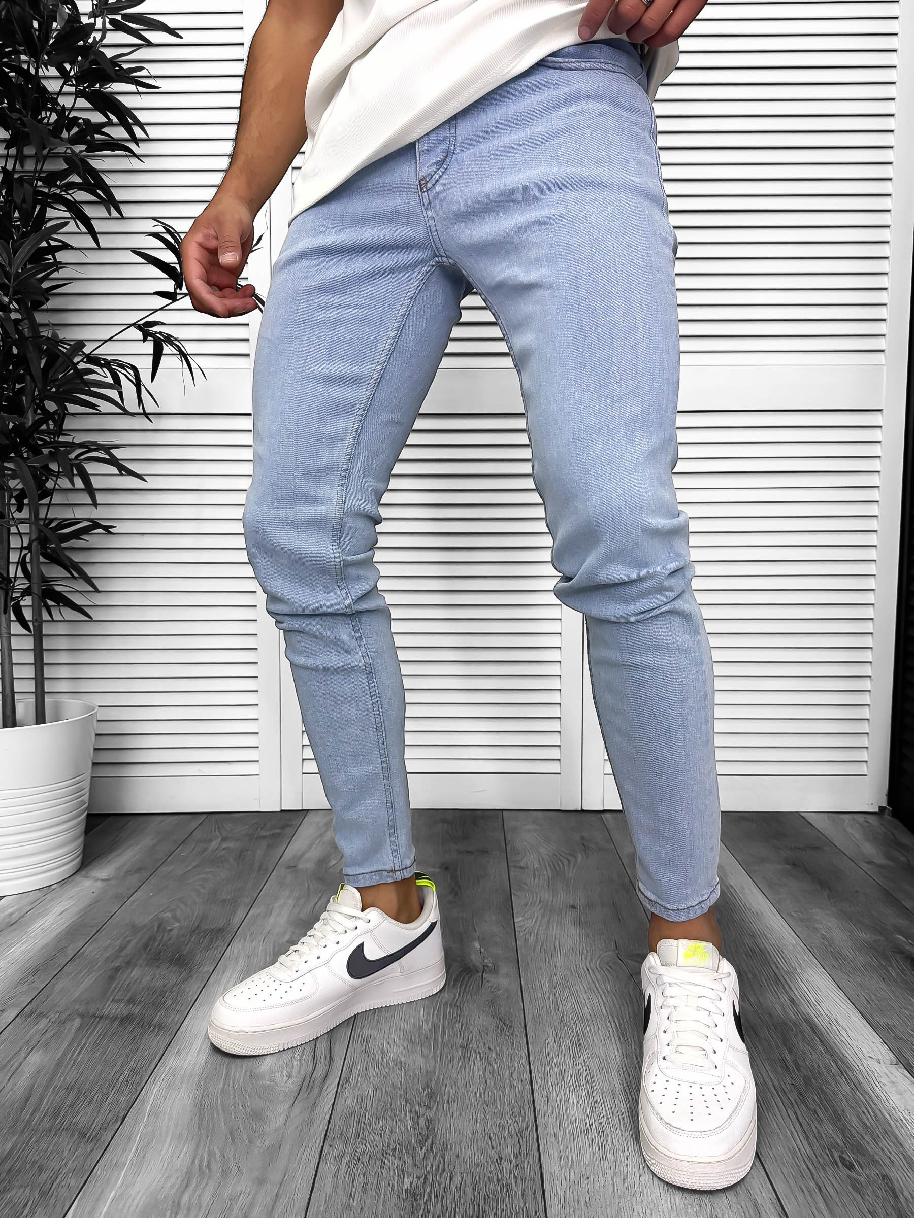 Blugi Barbati Conici Stil Modern Versatil