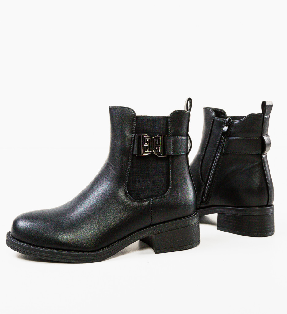 Ghete Dama Negre Saira | Eleganță și Confort - imagine 6