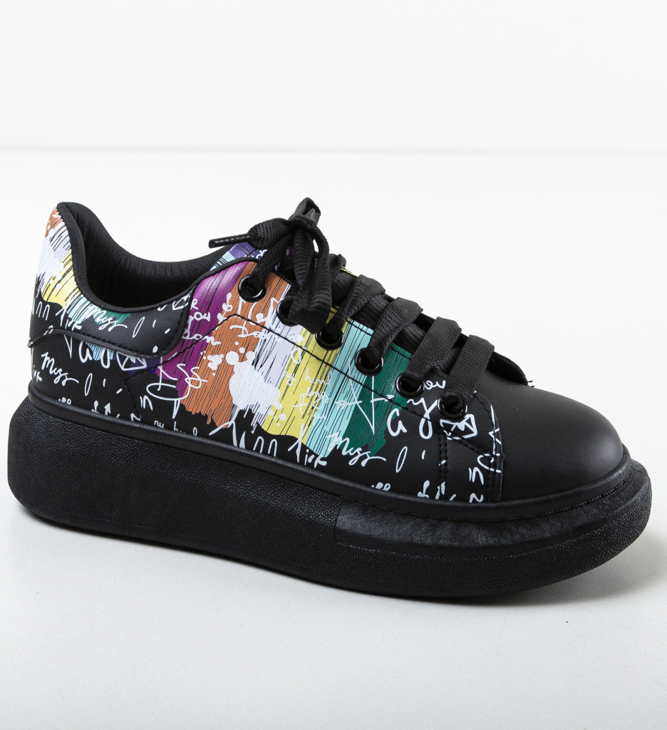 Pantofi Sport Ebona Negri | Confort și Versatilitate - imagine 5