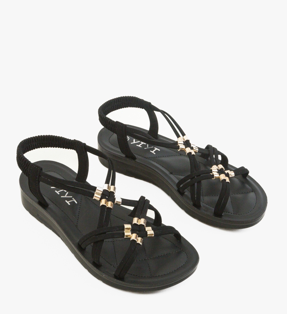 Sandale Dama Fannie Negre Elegante - imagine 3
