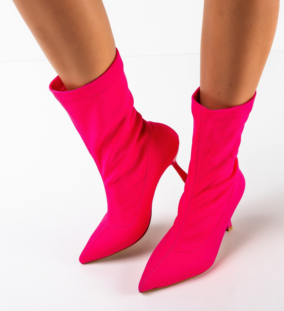 Botine Kalamak Fuchsia | Eleganță și Stil - imagine 3