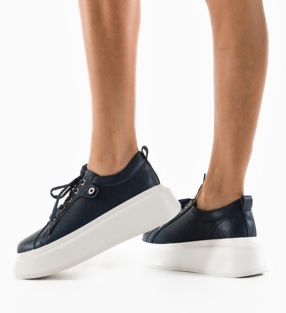 Pantofi Casual Nuandre Bleumarin - Confort și Stil - imagine 3