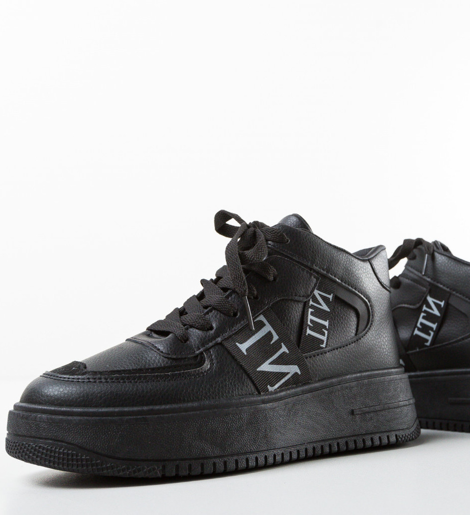 Sneakers Velton Dama Negri | Confort Urban - imagine 5