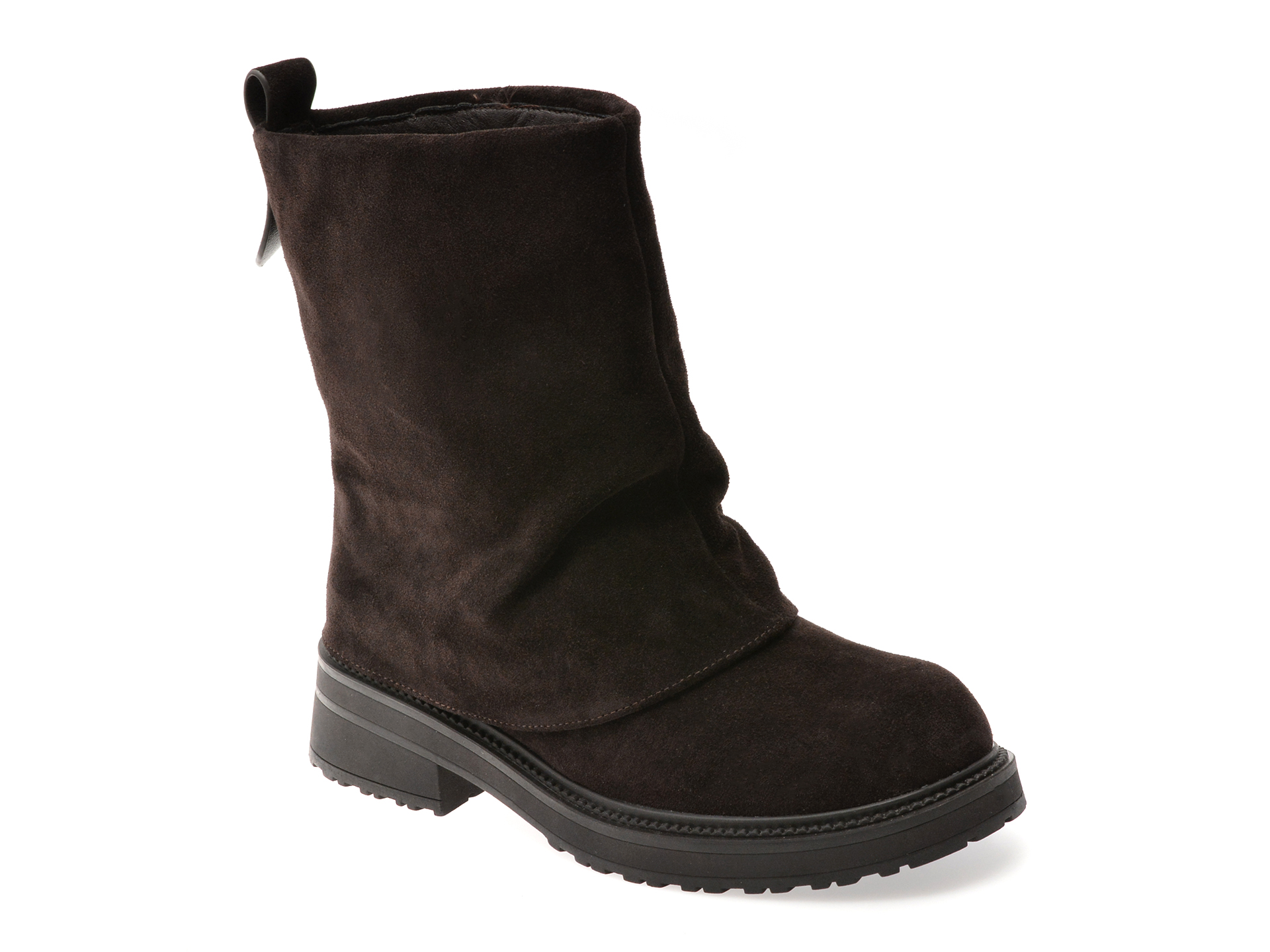 Ghete Gryxx D729 Piele Întoarsă Maro