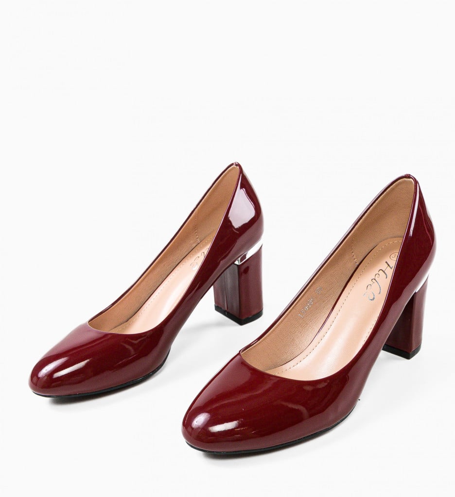 Pantofi Dama Ryouta Grena | Eleganță și Stil - imagine 5