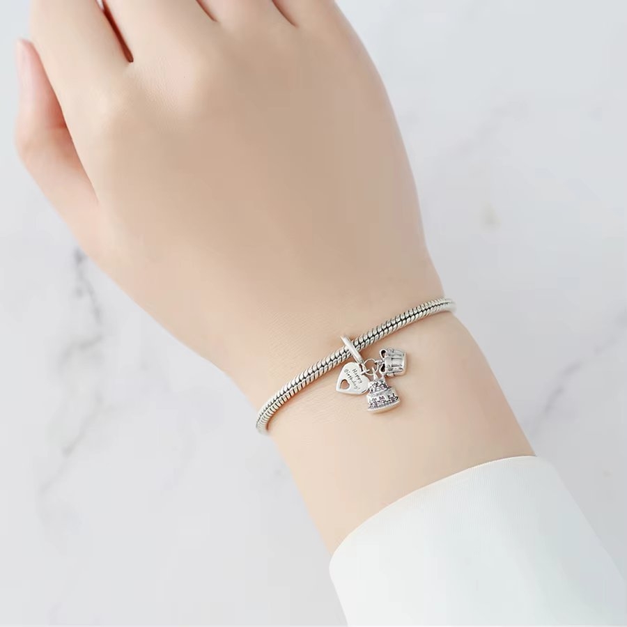 Charm Argint Birthday Delis - Design Elegant - imagine 2