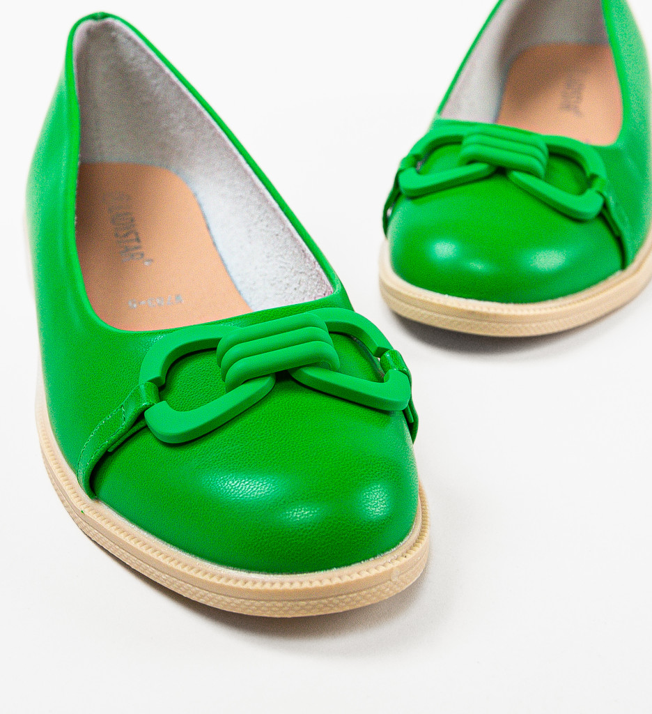 Pantofi Casual Dama Verzi Valce | Confort și Stil - imagine 7