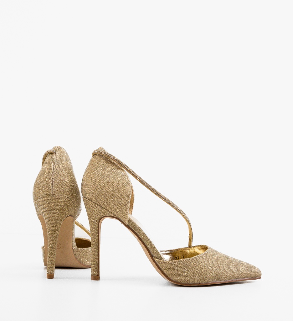 Pantofi Hande Aurii - Eleganță și Stil - imagine 5