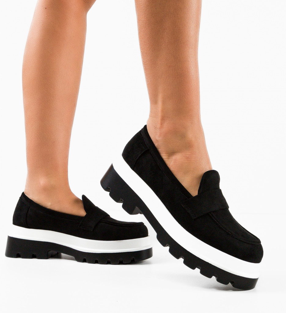 Pantofi Casual Dama Hilaria Negri - Confort și Stil
