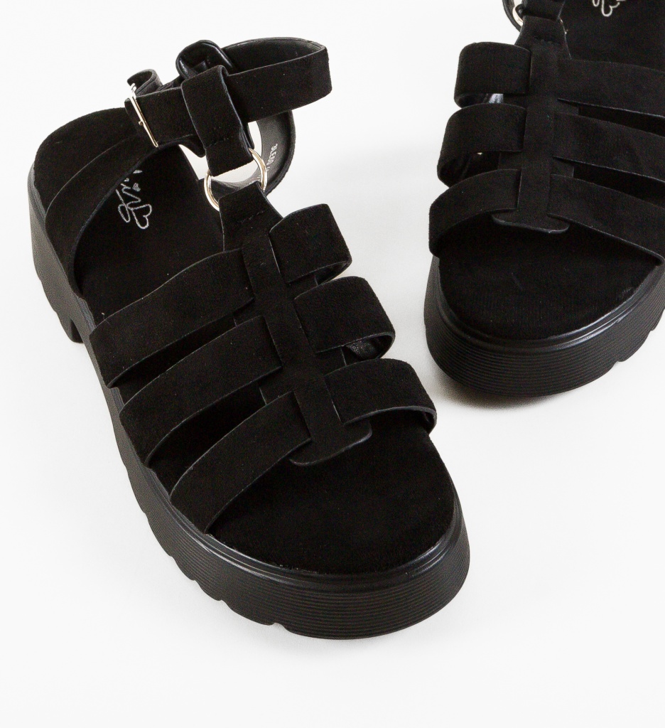 Sandale Karrus Negre | Eleganță și Stil - imagine 5
