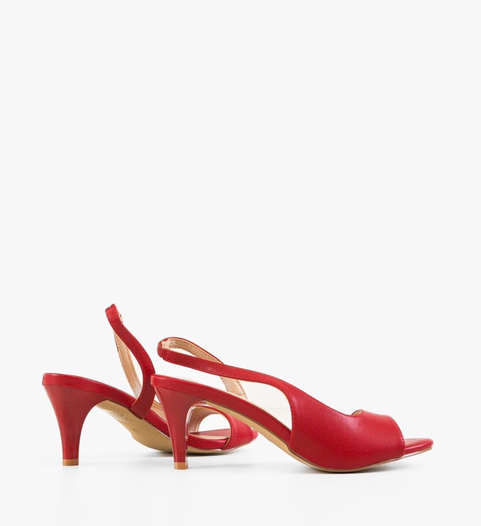 Sandale Rosii cu Toc Inalt - Eleganță și Stil - imagine 3