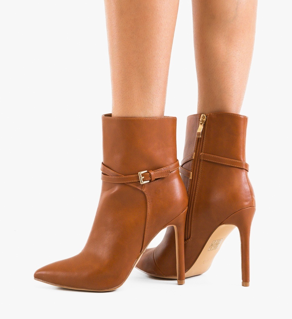 Botine Dama Barbara Camel | Confort și Eleganță - imagine 4