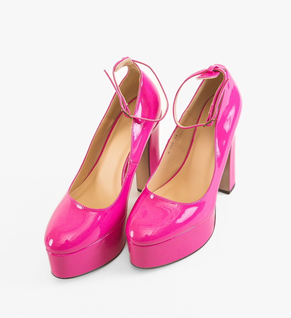 Pantofi Azhaah Fuchsia | Eleganță Asigurată - imagine 4