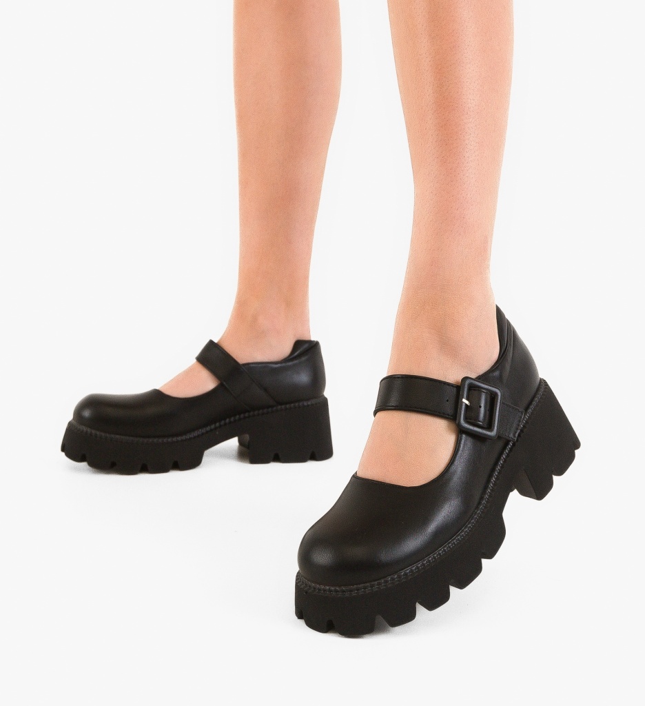 Pantofi Casual Bokfa Negri - Confort și Stil