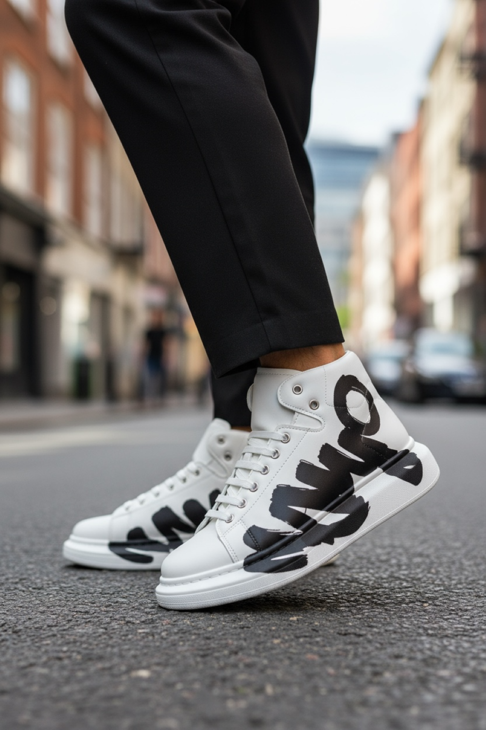 Adidași Casual Albi Bărbați - Confort Maxim