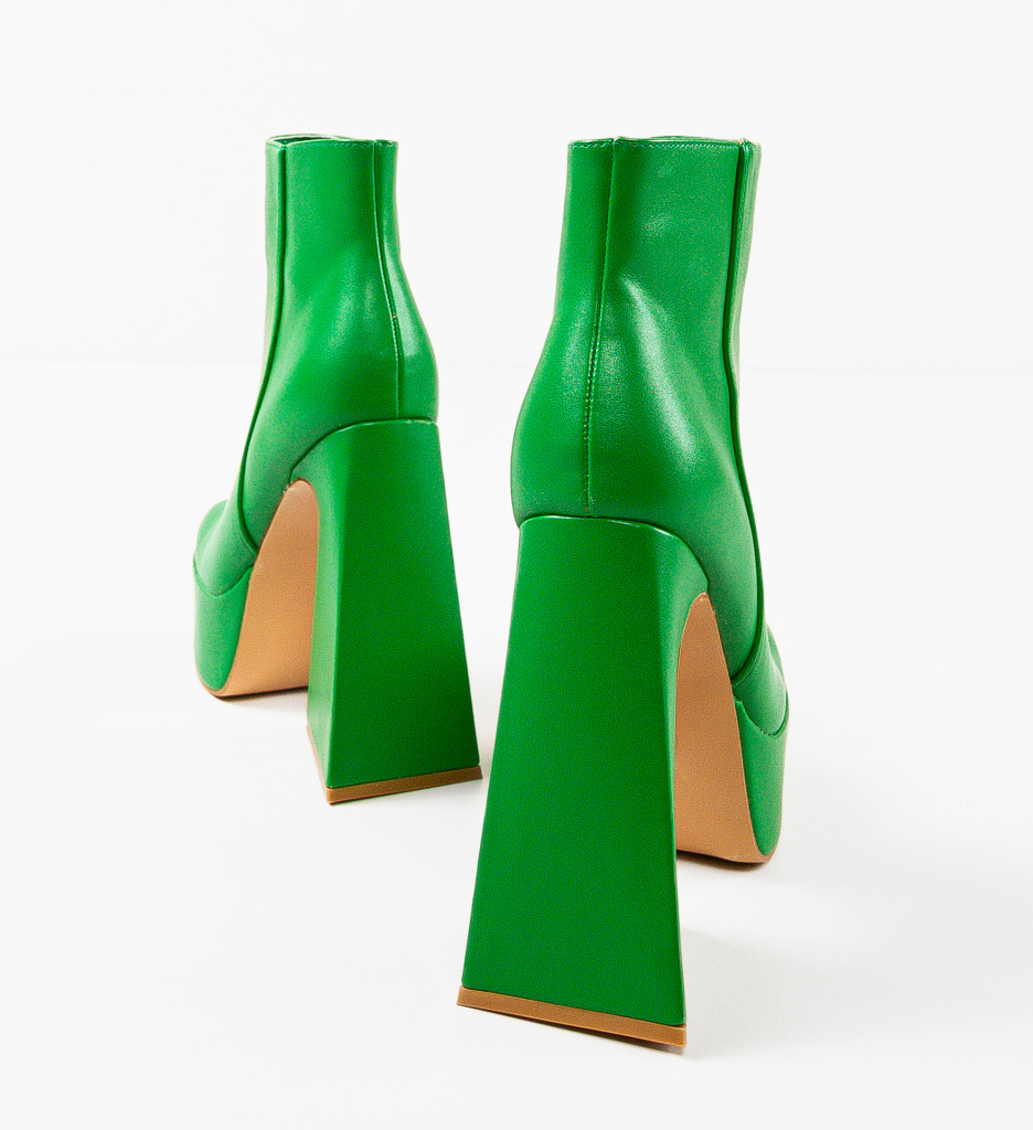 Botine Dama Verzi - Eleganță și Confort - imagine 8