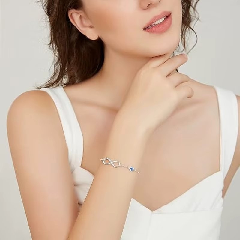 Brățară Argint Amanda Model Infinit - imagine 2
