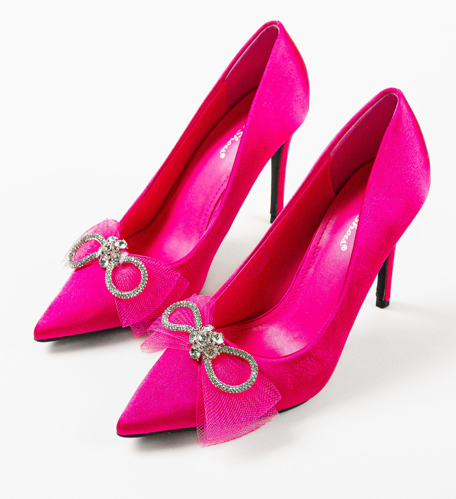Pantofi cu Toc Caoimhe Fuchsia | Stil Vibrant - imagine 6