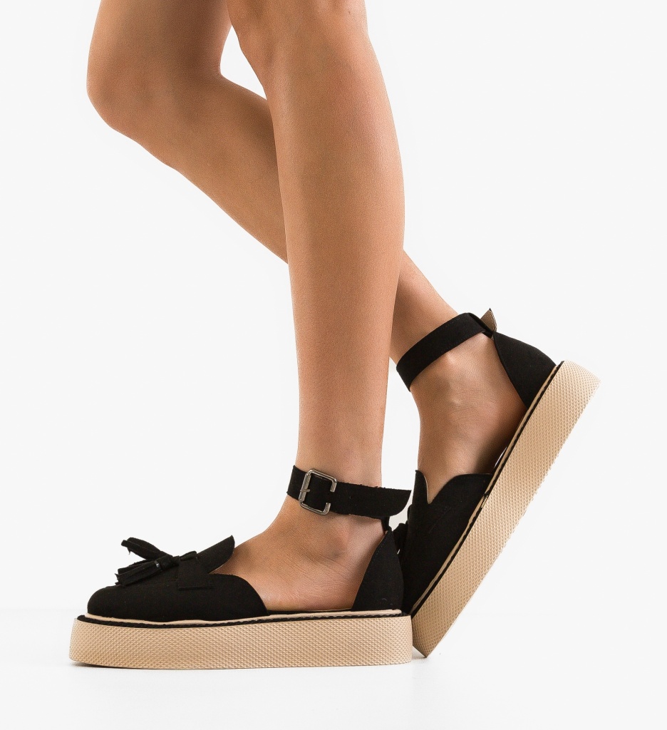 Pantofi Casual Kastor Negri - Stil și Confort Urban - imagine 3