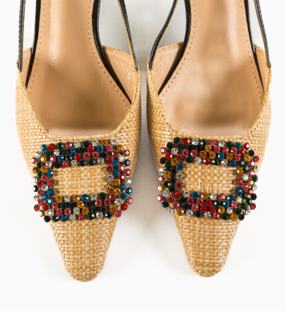 Pantofi Rafiana Bej | Eleganță și Stil - imagine 10