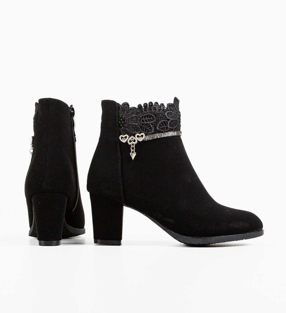 Botine Dama Gail Negre | Confort & Stil Urban - imagine 6