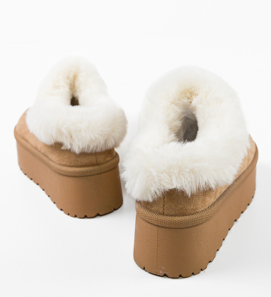 Cizme Ug Dama Bej | Confort și Stil Maxim - imagine 7