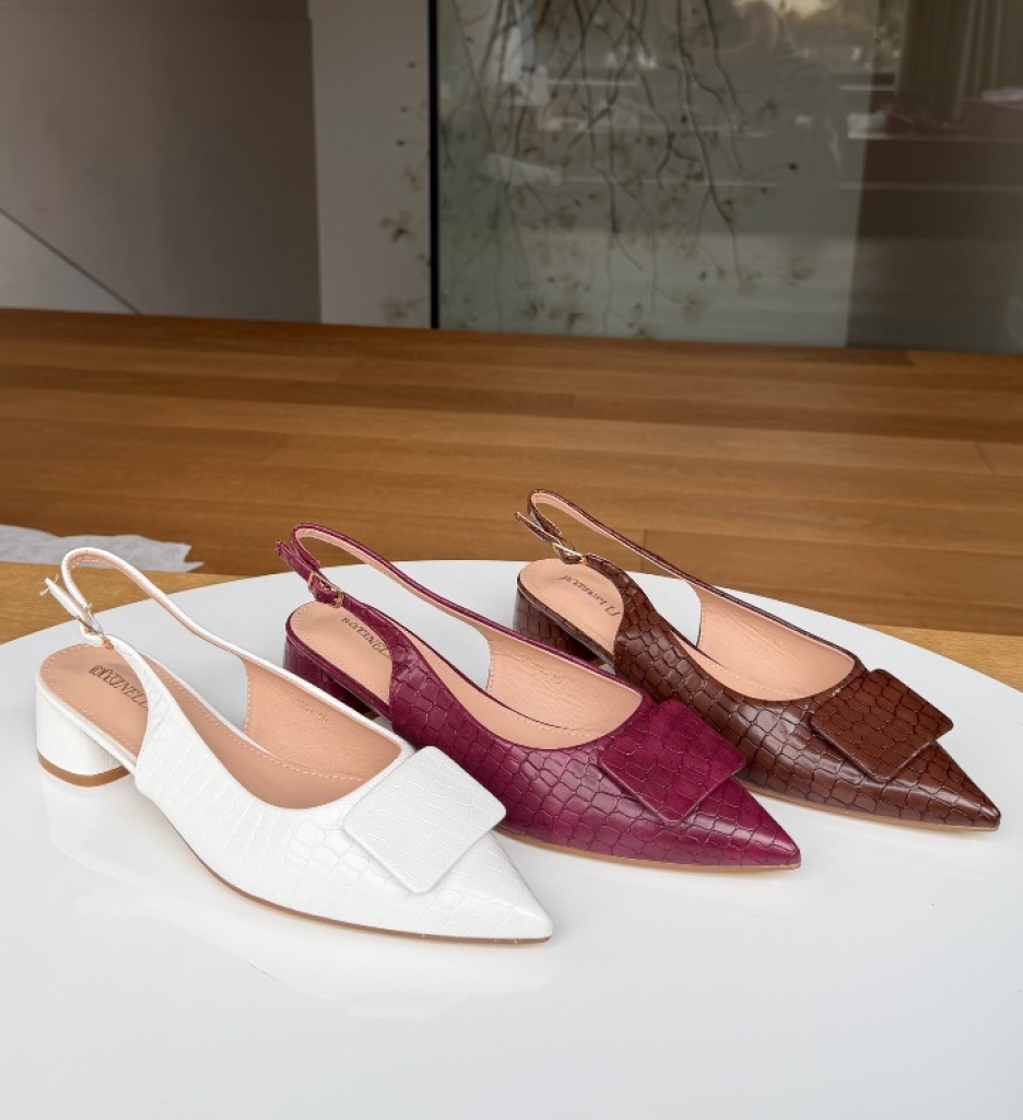 Pantofi dama Lekena Albi cu toc eleganți - imagine 2