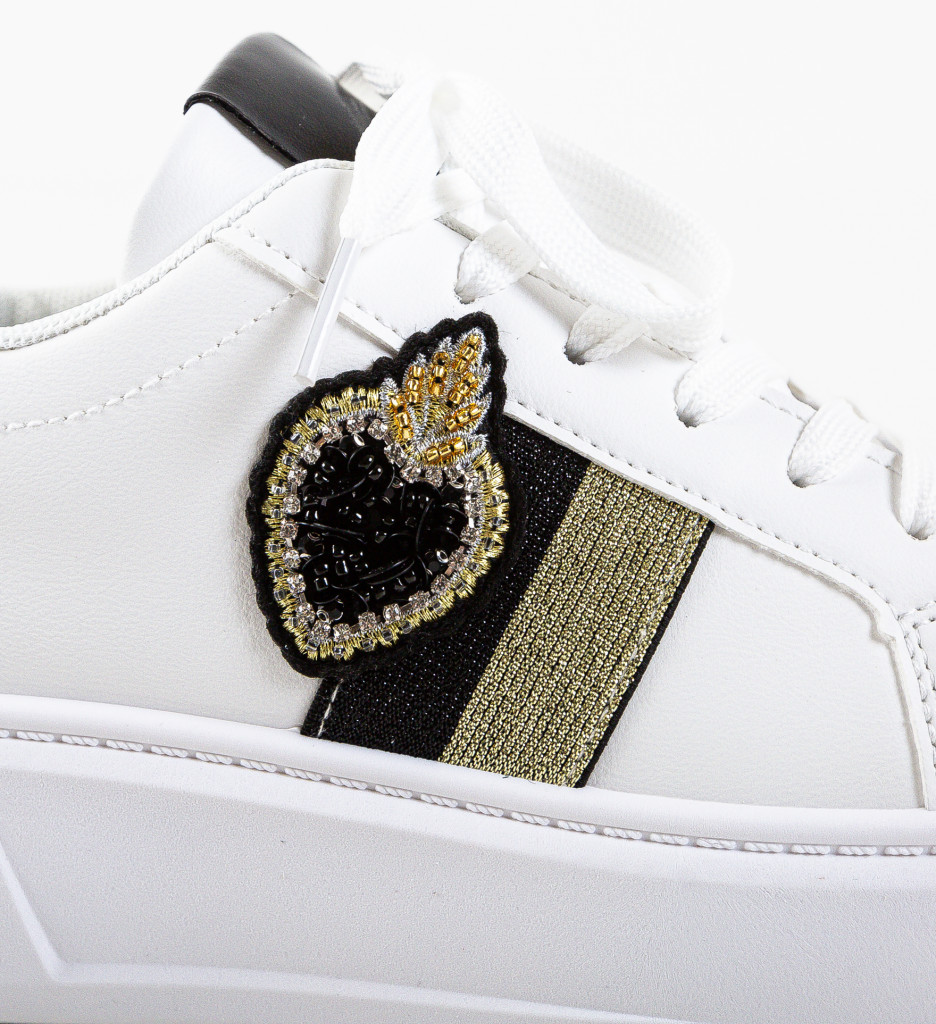 Pantofi Sport Keira Albi 2 | Confort Zilnic - imagine 6