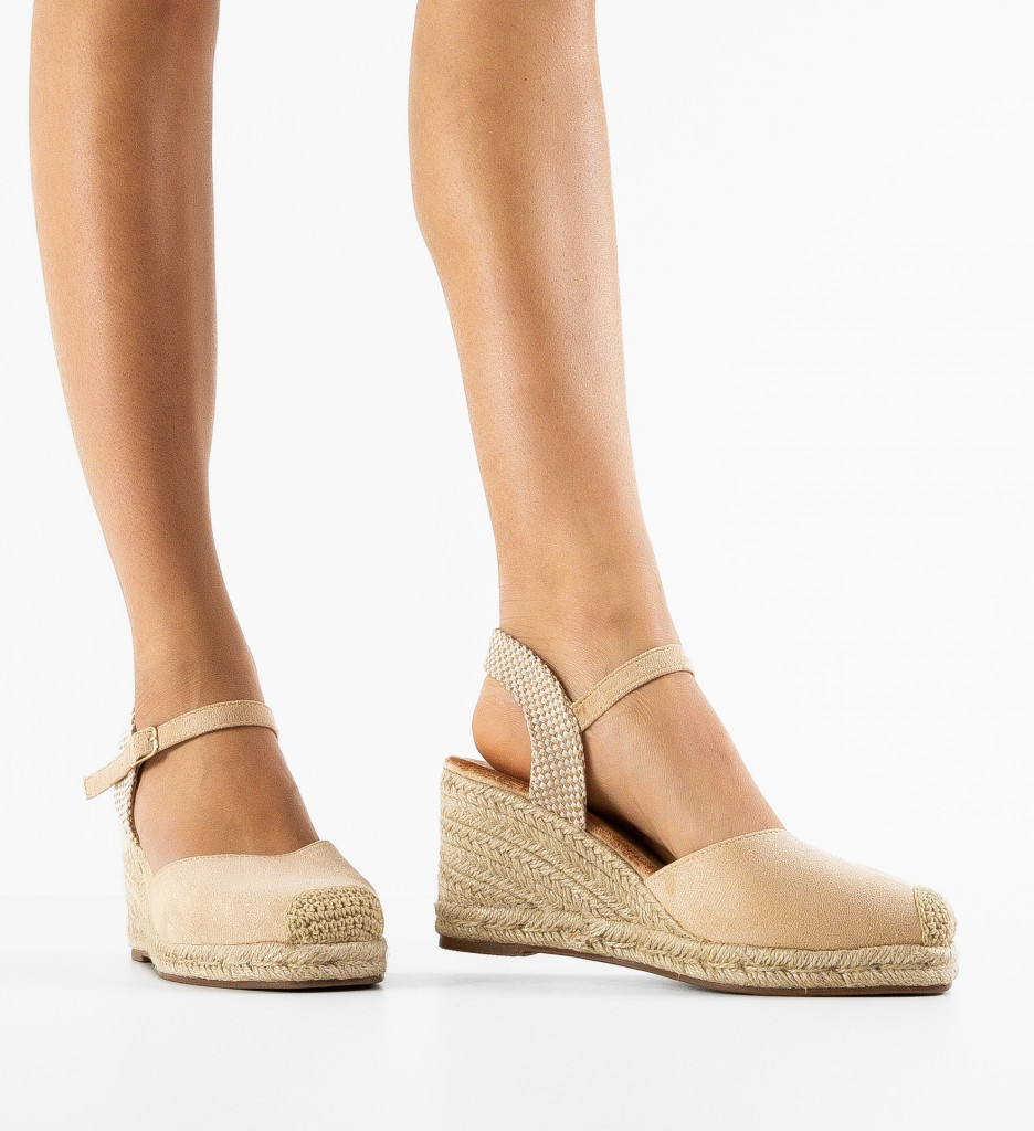 Platforme Dama Moana Bej - Confort și Stil - imagine 2